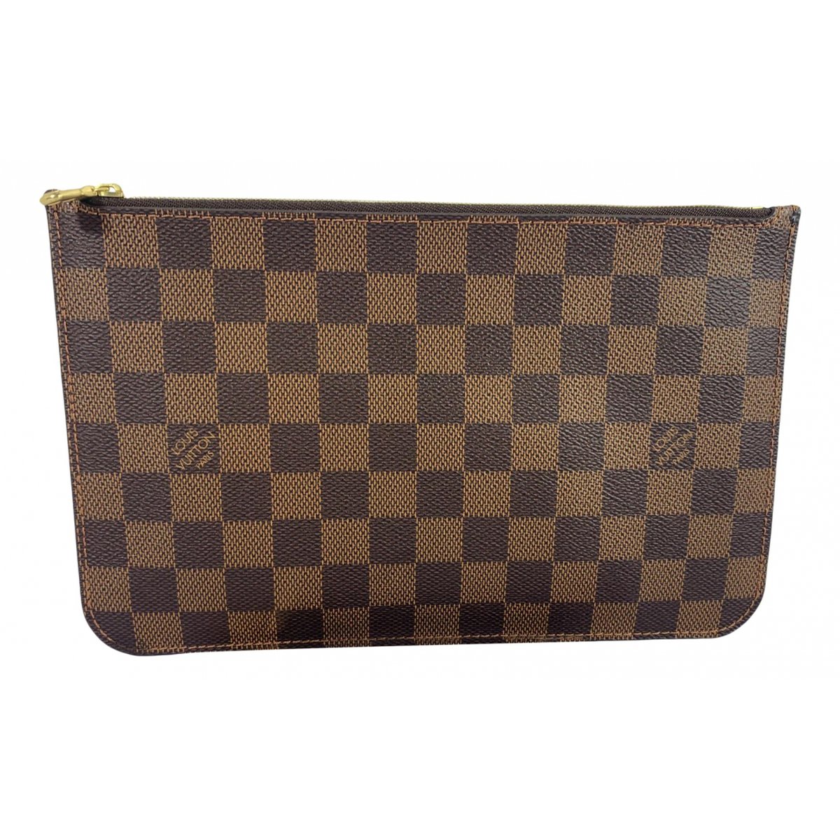 Double zip cloth clutch bag