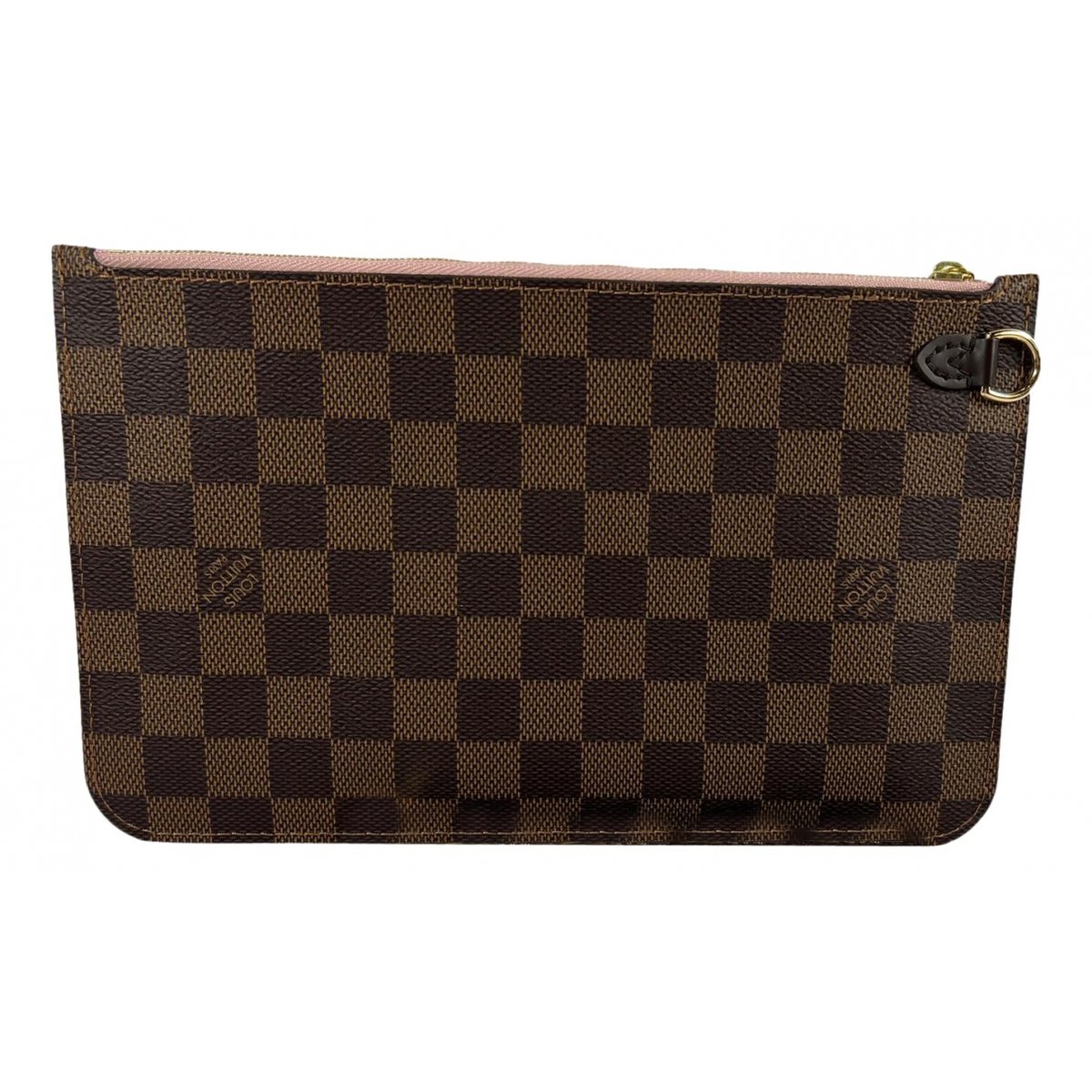 Double zip cloth clutch bag