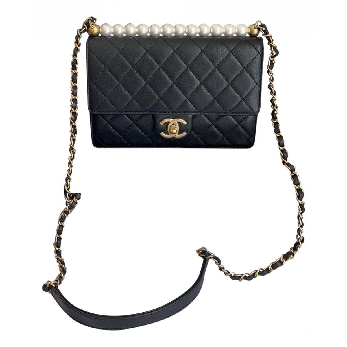 Wallet On Chain Timeless/Classique leather crossbody bag