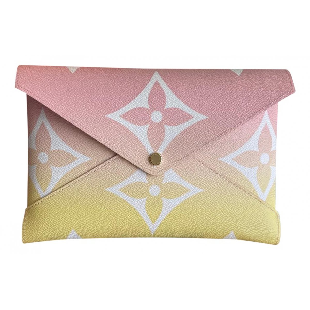 Victoire leather clutch bag