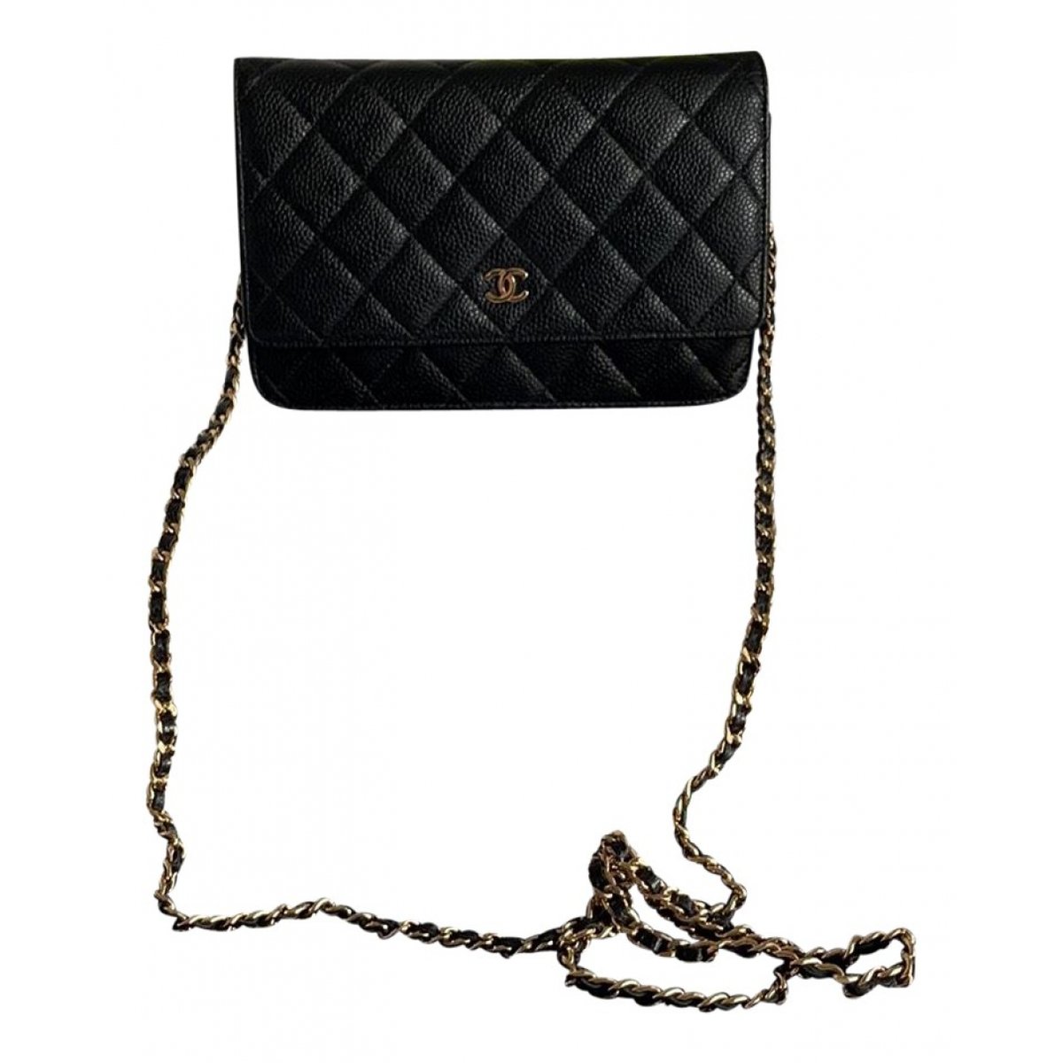 Wallet On Chain Timeless/Classique leather crossbody bag