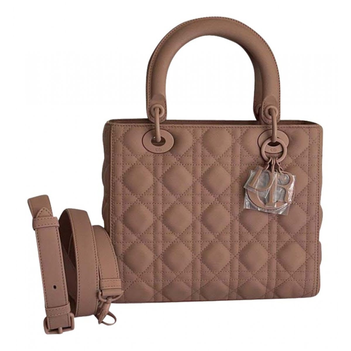 Lady Dior leather handbag