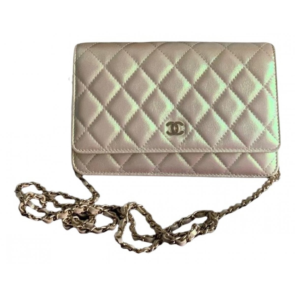 Wallet On Chain Timeless/Classique leather crossbody bag