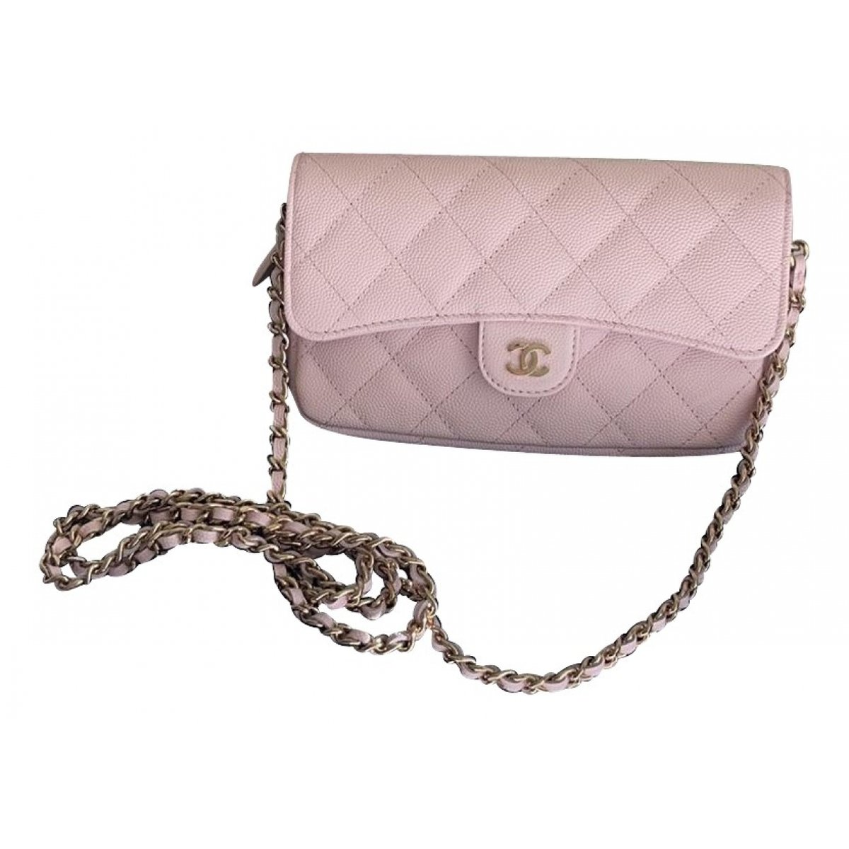 Wallet On Chain Timeless/Classique leather crossbody bag