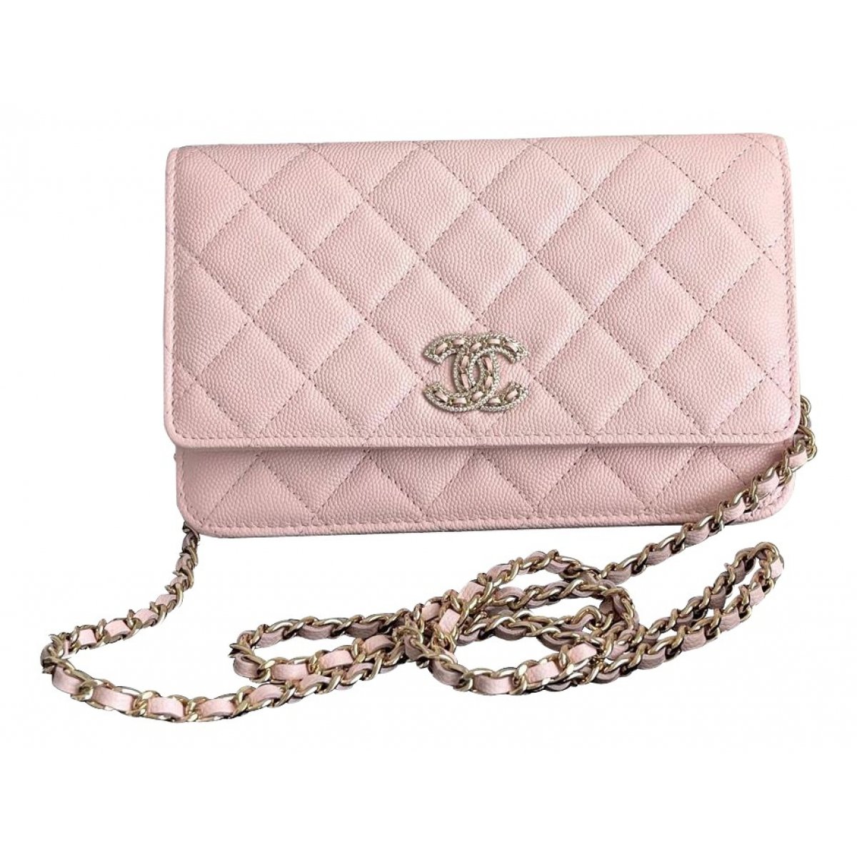 Wallet On Chain Timeless/Classique leather crossbody bag
