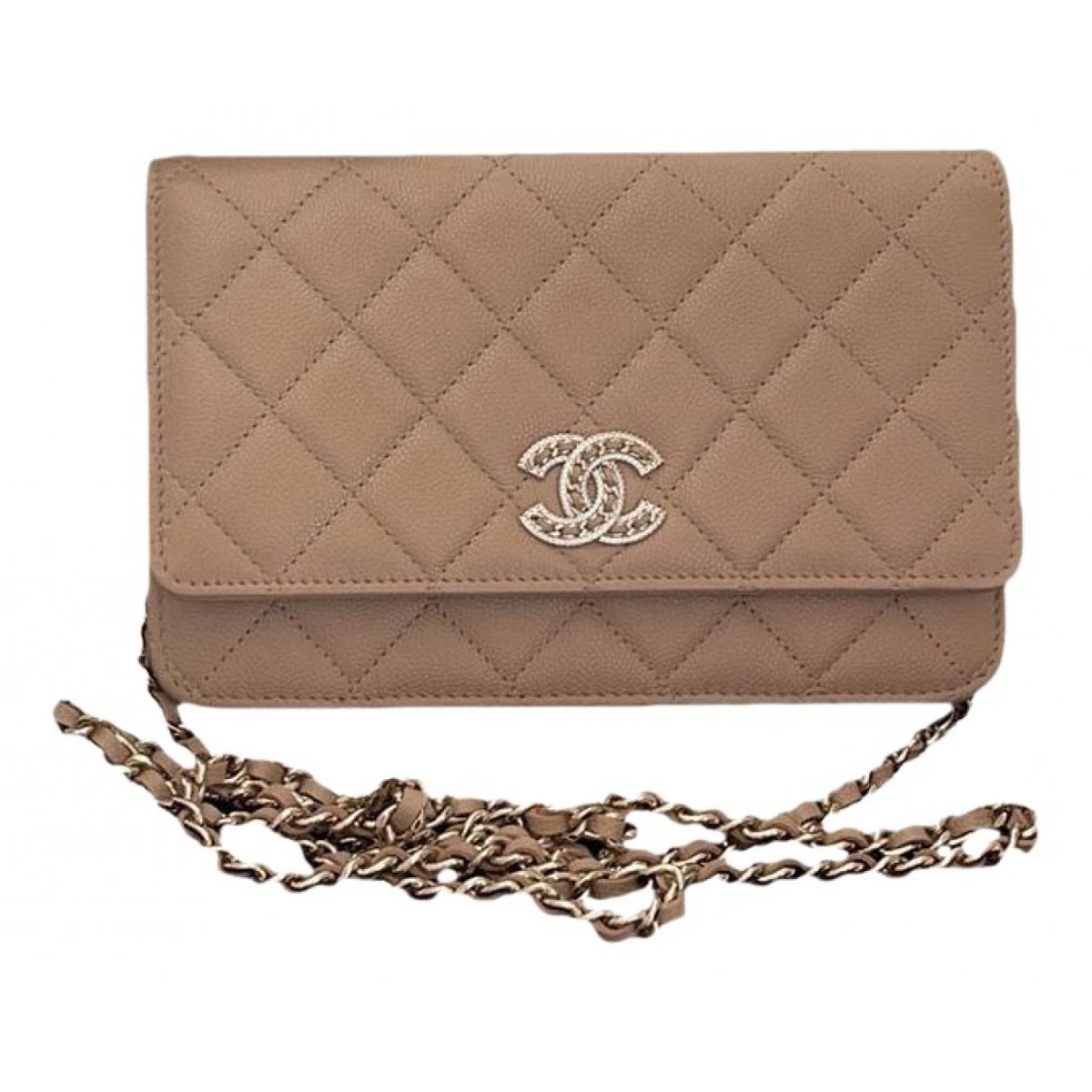Wallet On Chain Timeless/Classique leather crossbody bag