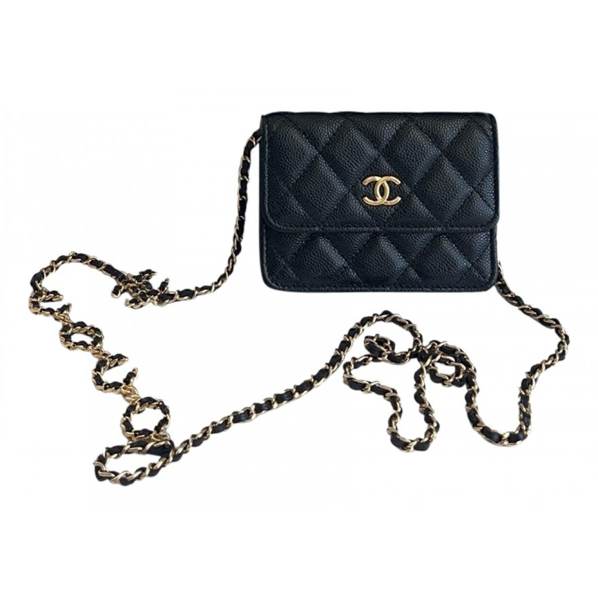 Wallet On Chain Timeless/Classique leather crossbody bag