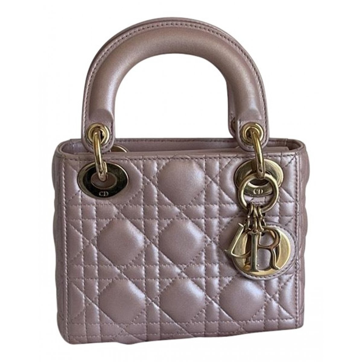 Lady Dior leather handbag