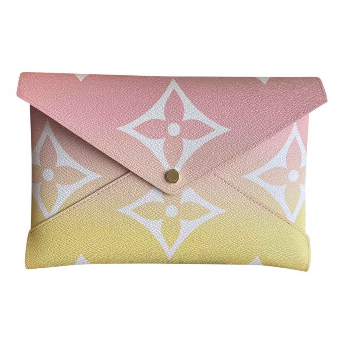 Victoire leather clutch bag