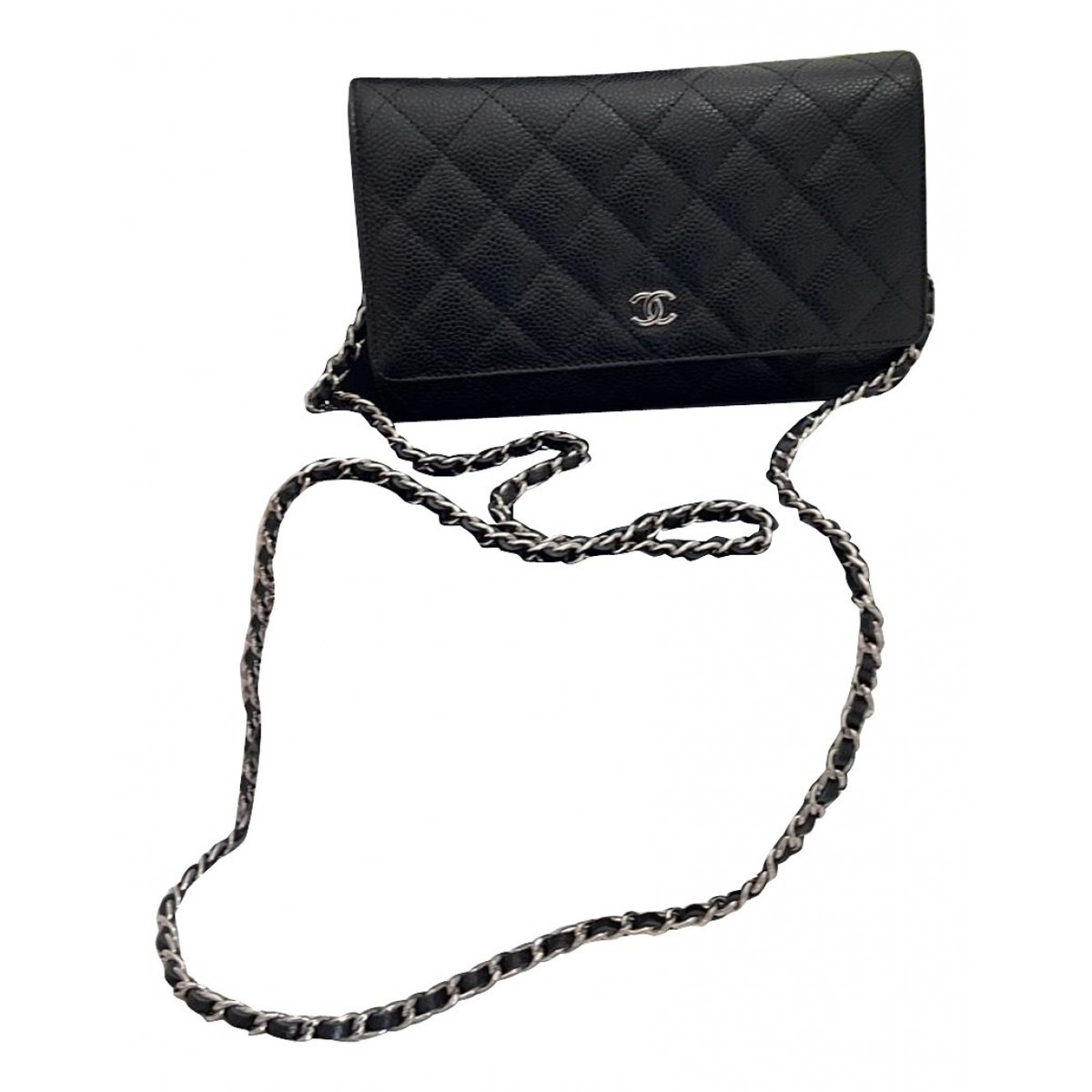 Wallet On Chain Timeless/Classique leather crossbody bag