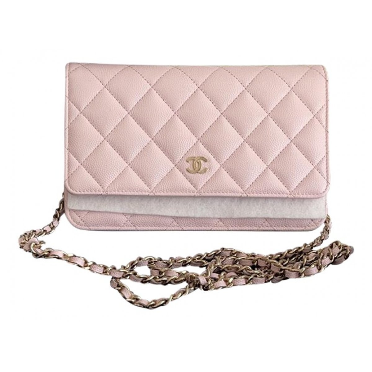 Wallet On Chain Timeless/Classique leather crossbody bag