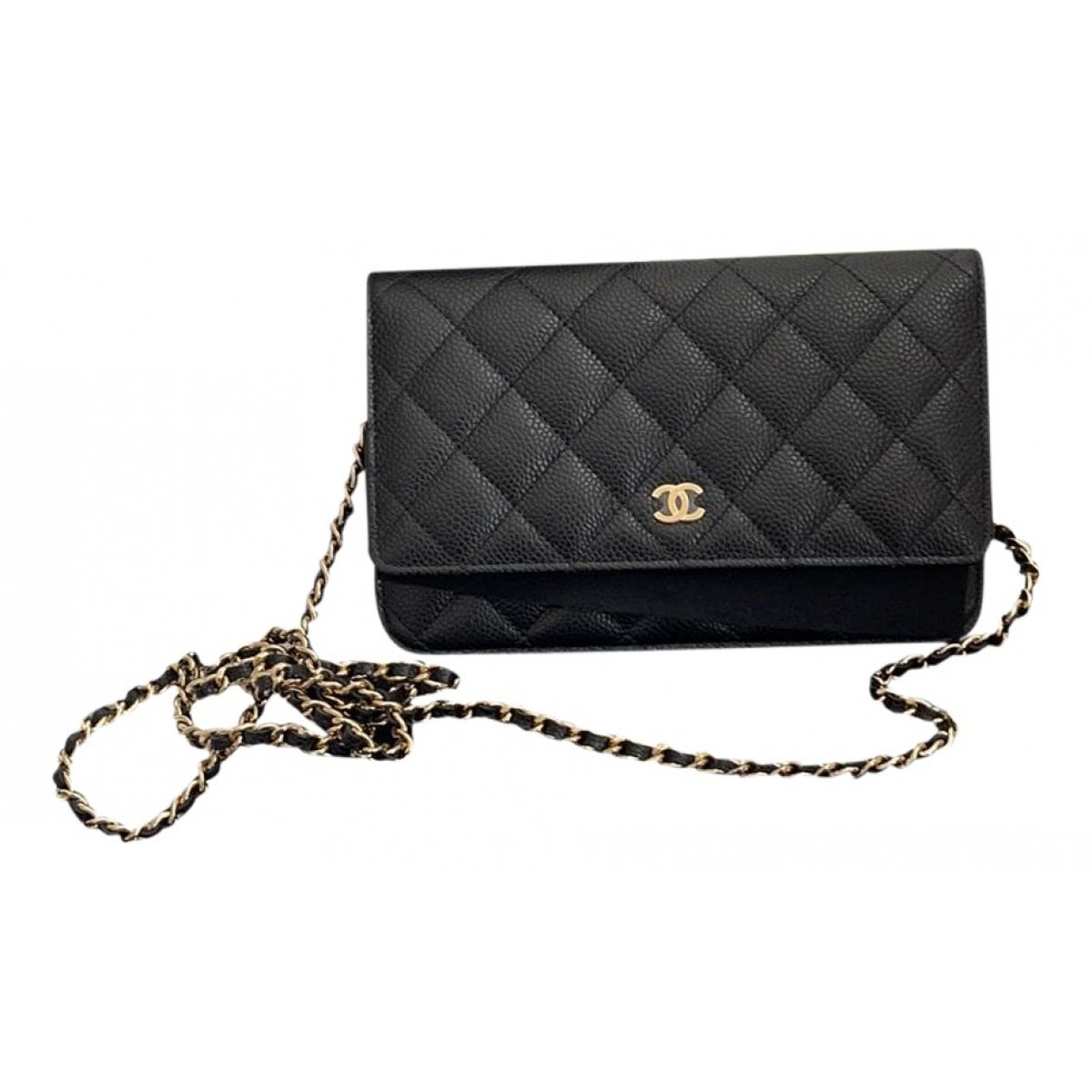 Wallet On Chain Timeless/Classique leather crossbody bag