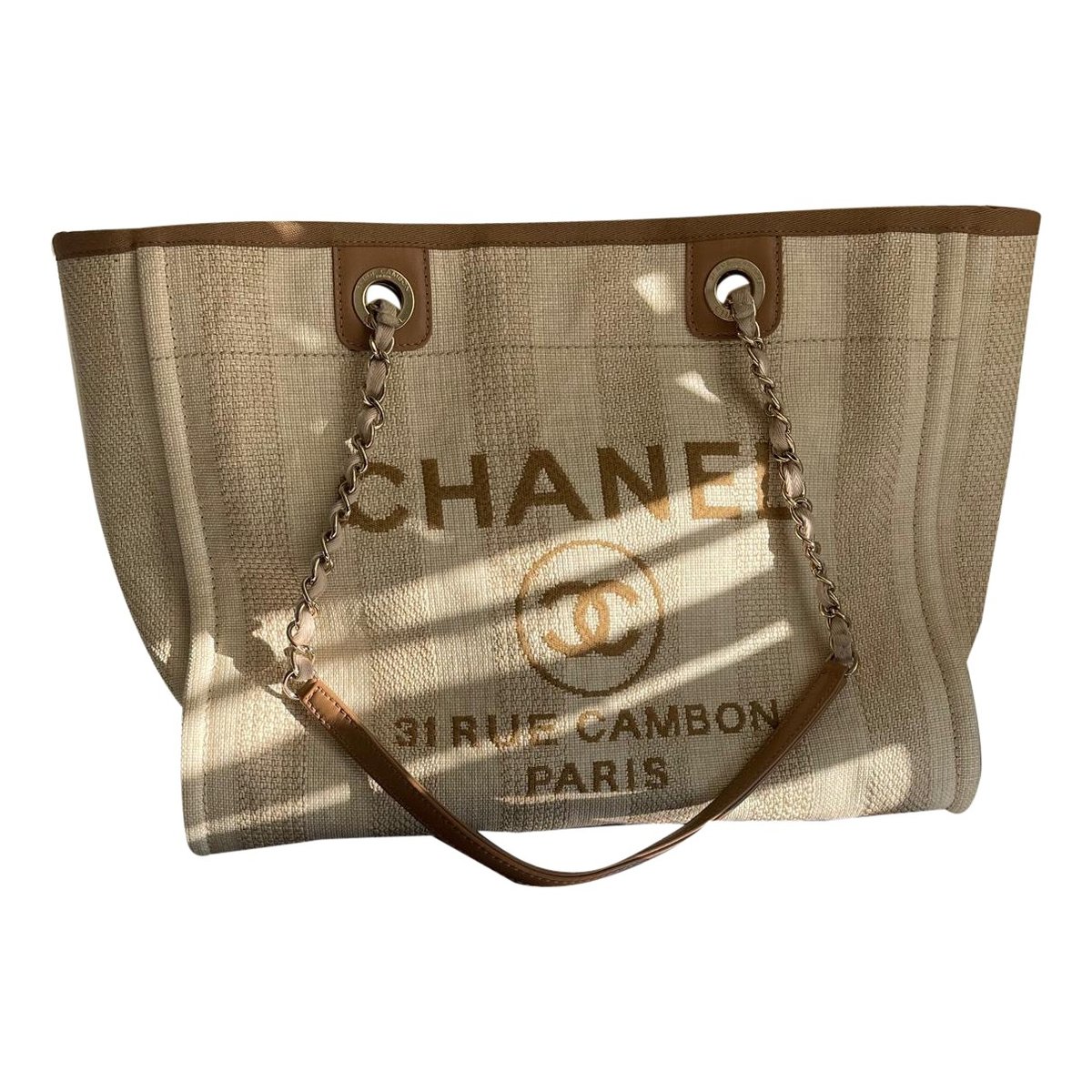 Deauville Chain cloth tote