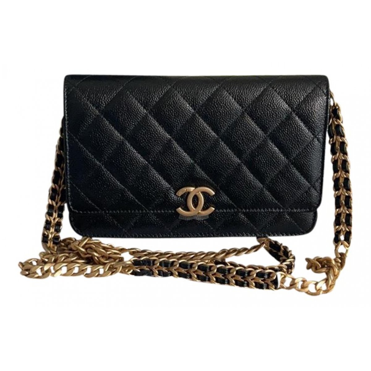 Wallet On Chain Timeless/Classique leather crossbody bag