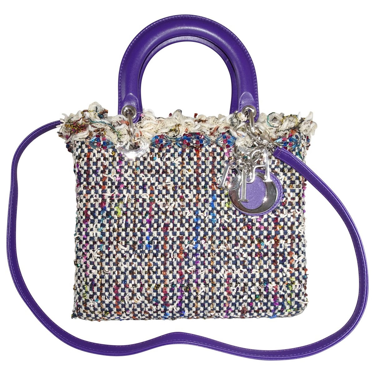 Lady Dior tweed handbag