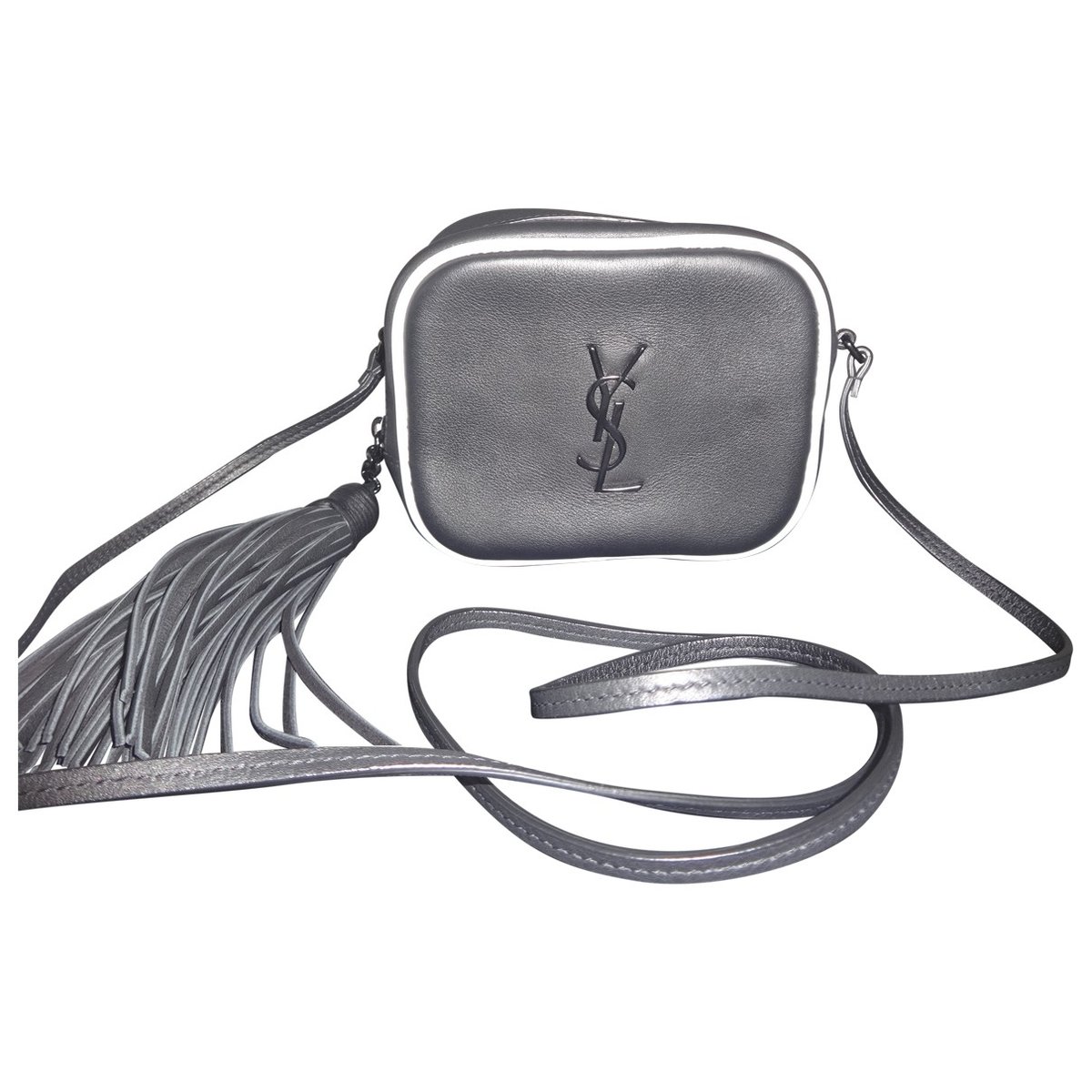 Camera Lou leather crossbody bag