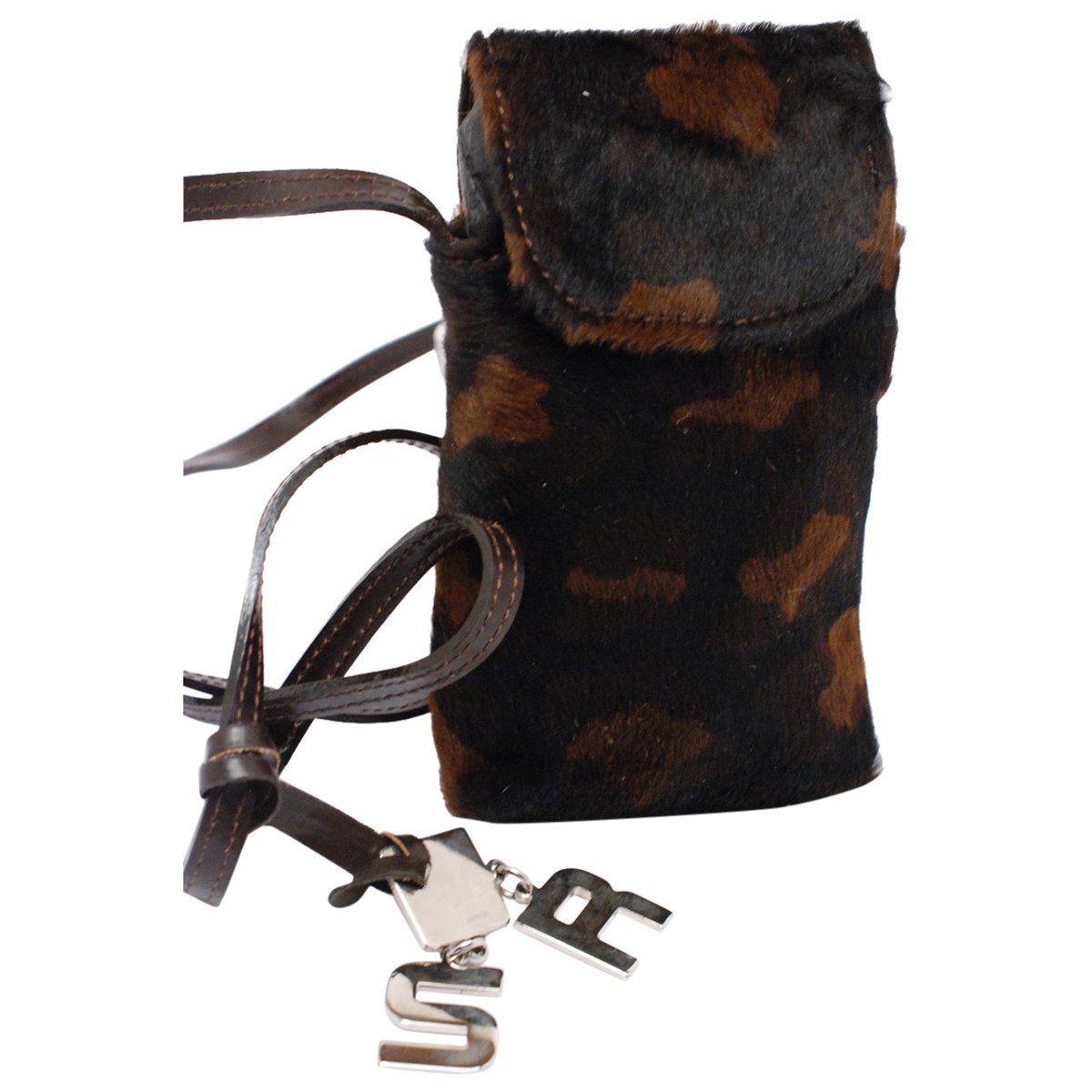 Faux fur crossbody bag