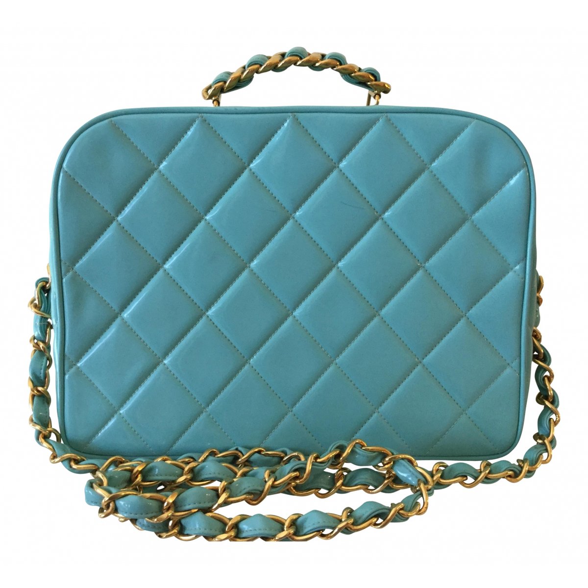 Wallet On Chain Timeless/Classique patent leather crossbody bag