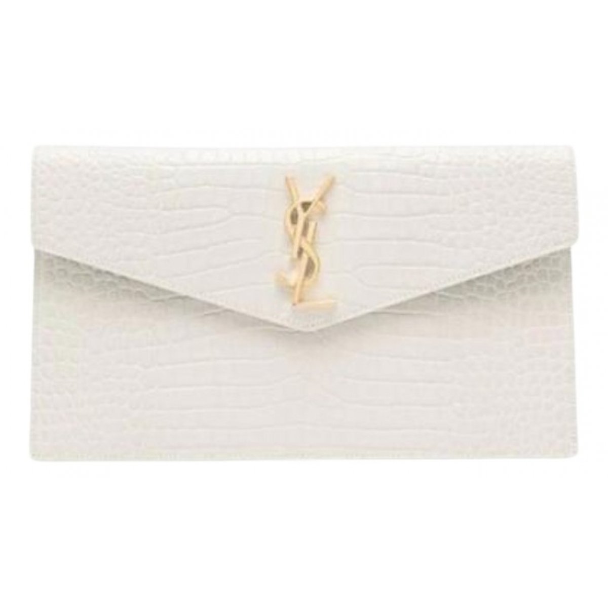 Uptown leather clutch bag