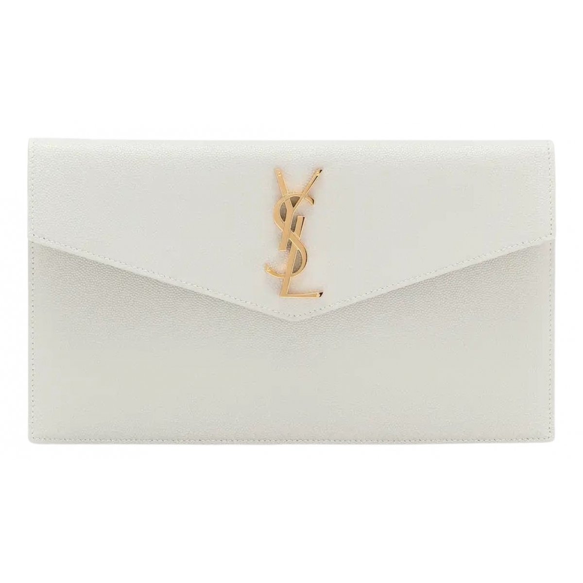 Uptown leather clutch bag