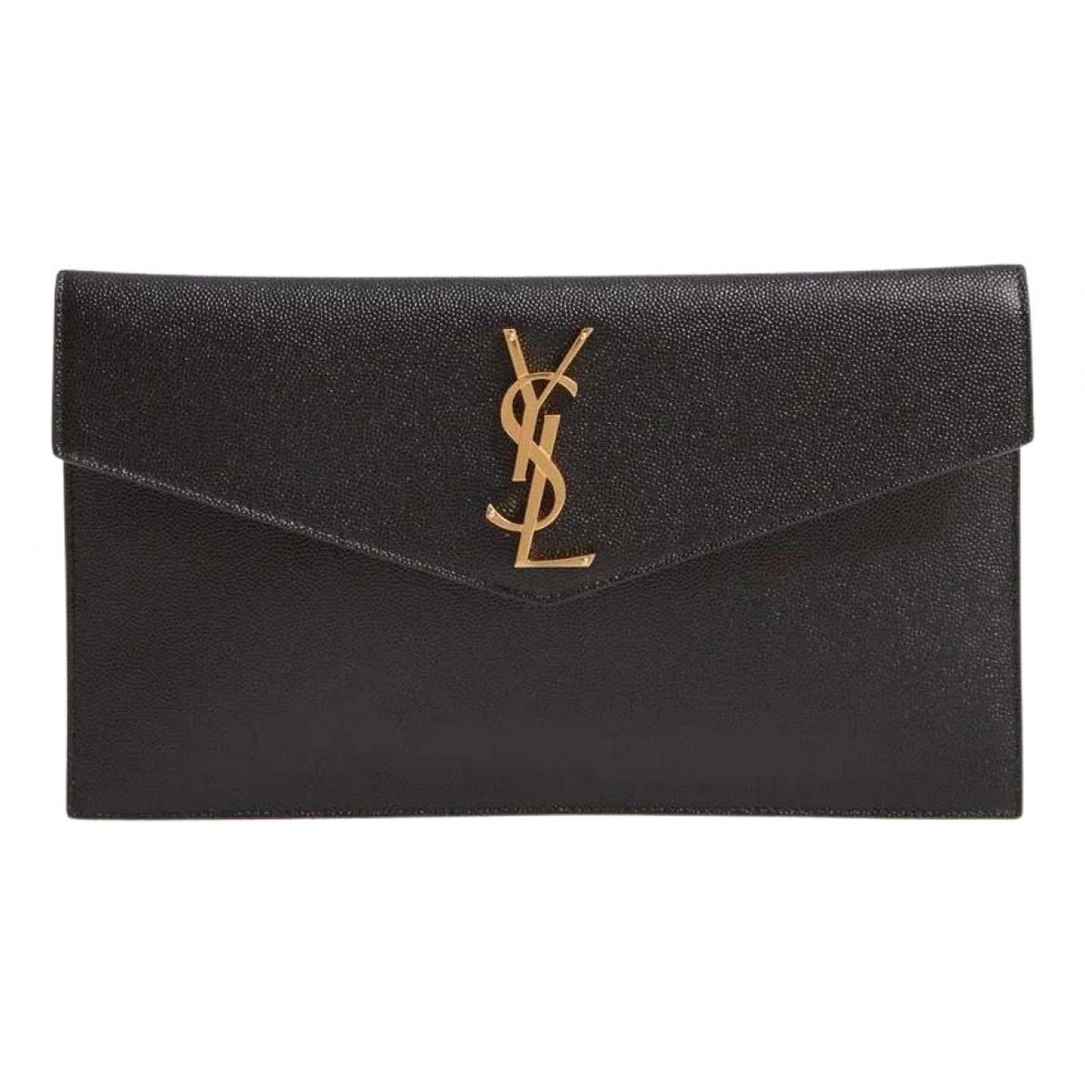 Uptown leather clutch bag