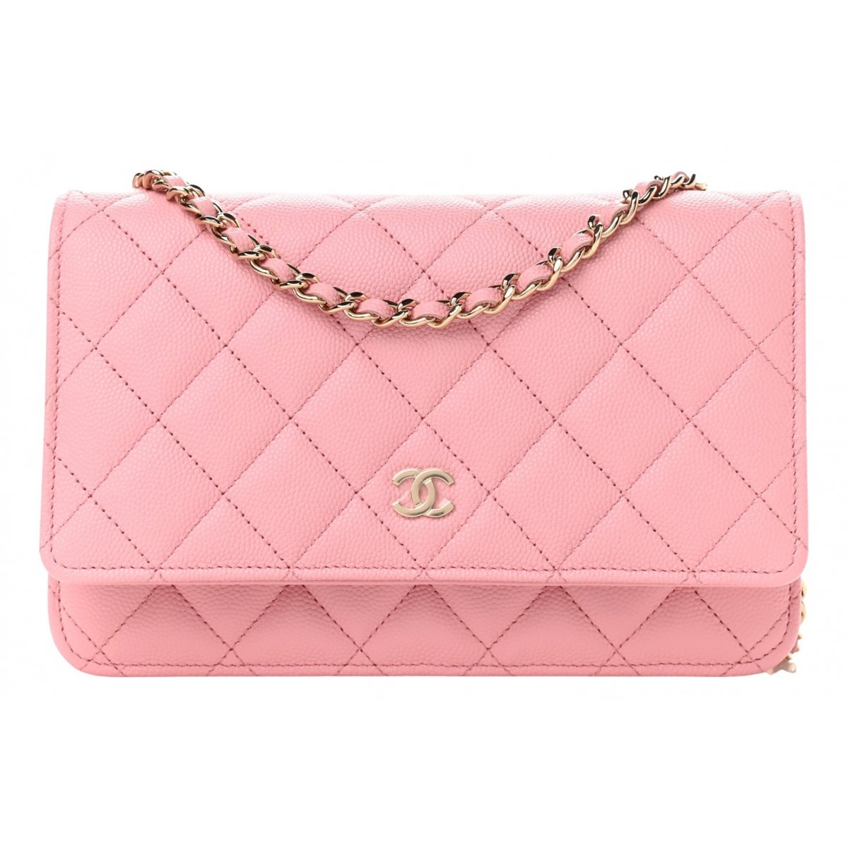 Wallet On Chain Timeless/Classique leather crossbody bag