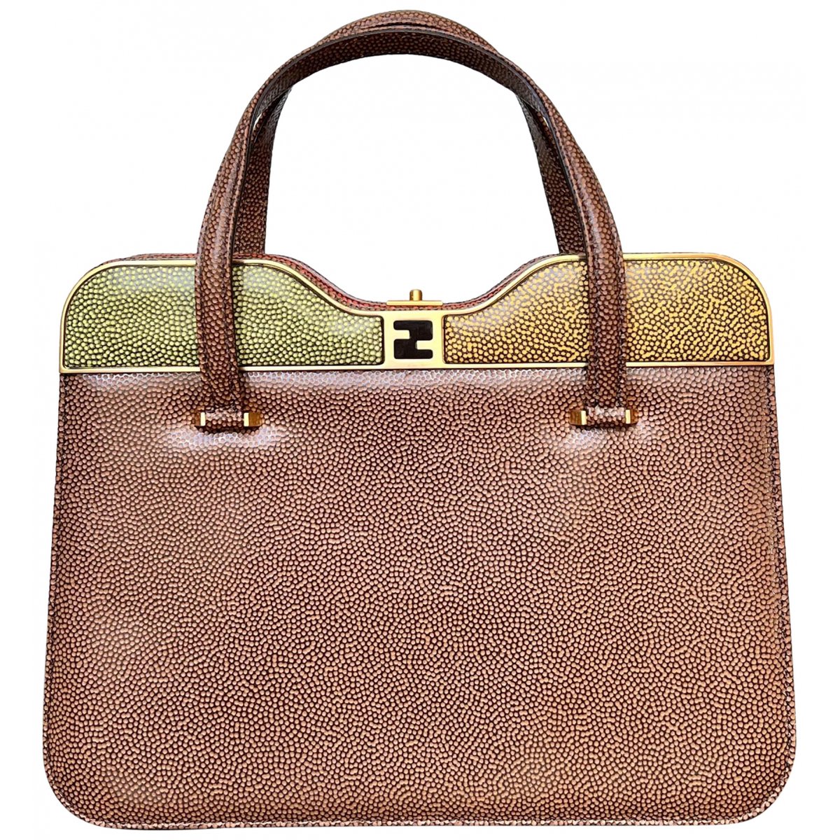 Peekaboo leather handbag