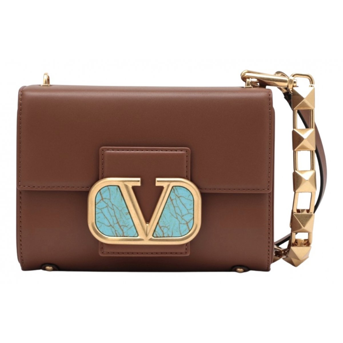 Stud Sign leather handbag
