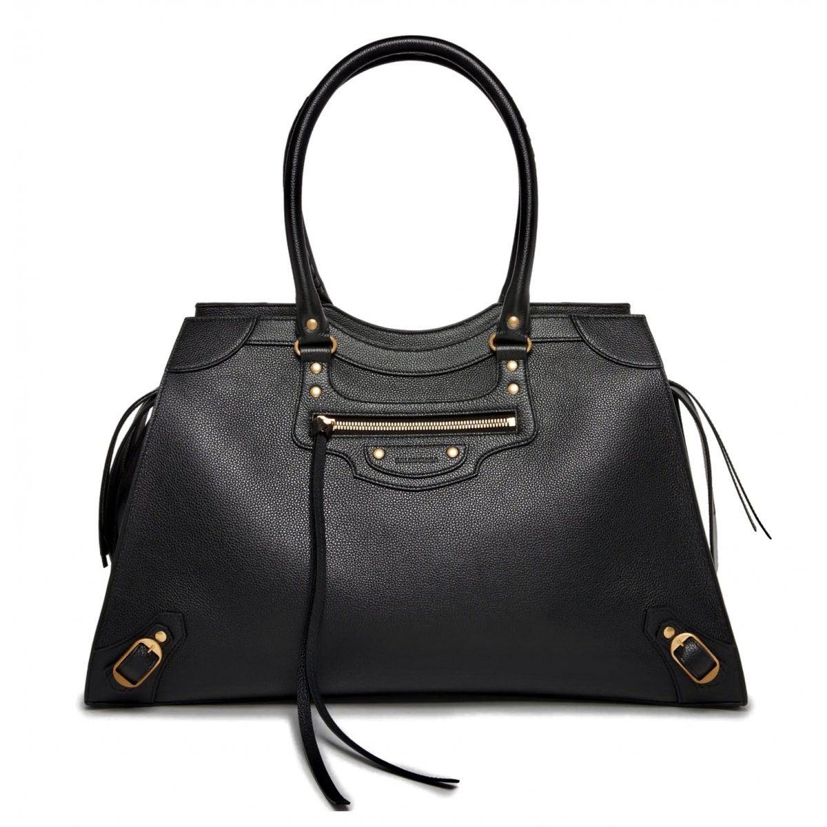 Classic Metalic leather handbag