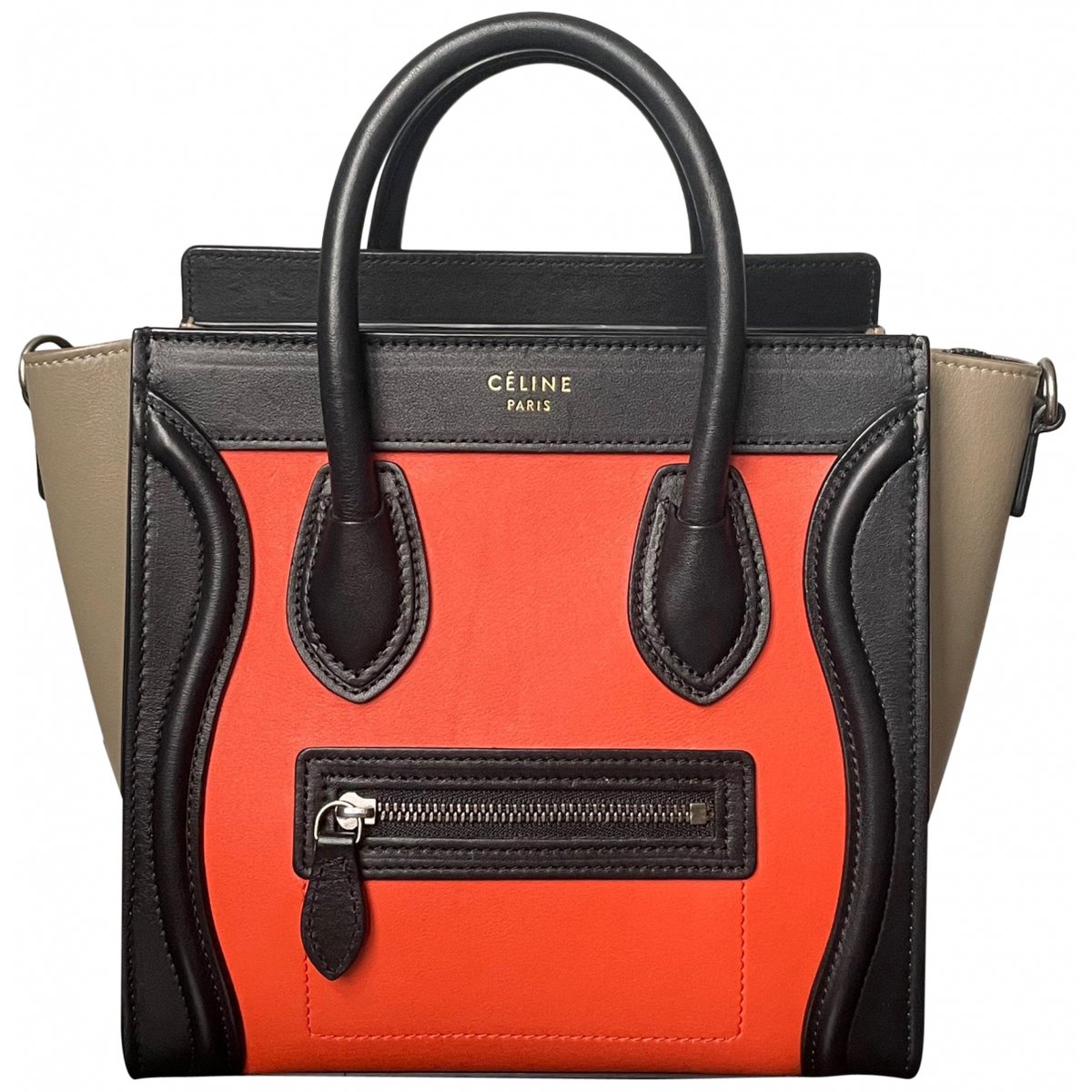 Nano Luggage leather handbag