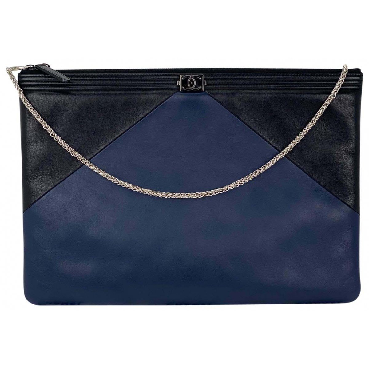 Boy leather clutch bag