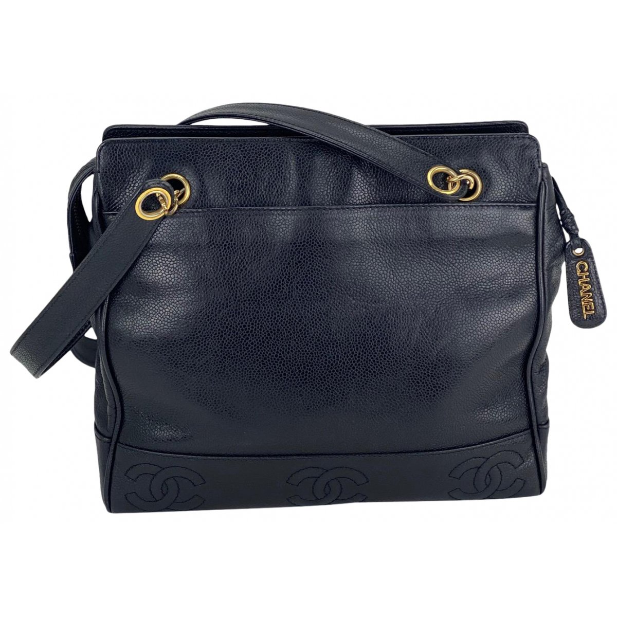 Executive leather tote