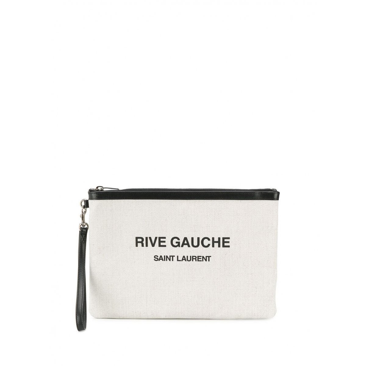 New Jolie linen clutch bag