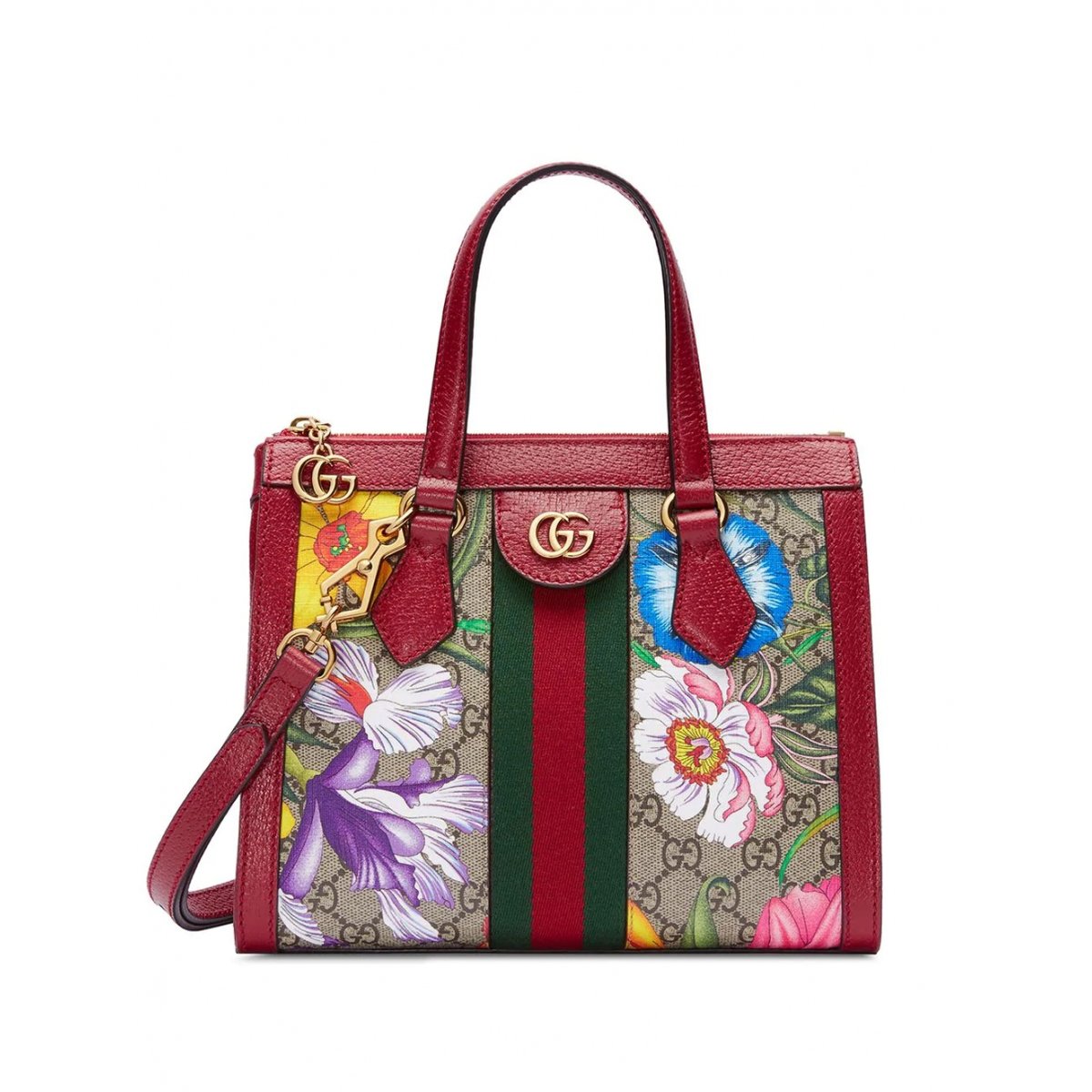 Ophidia Top Handle cloth handbag