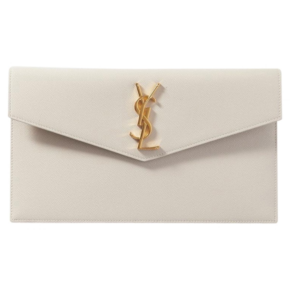 Uptown leather clutch bag