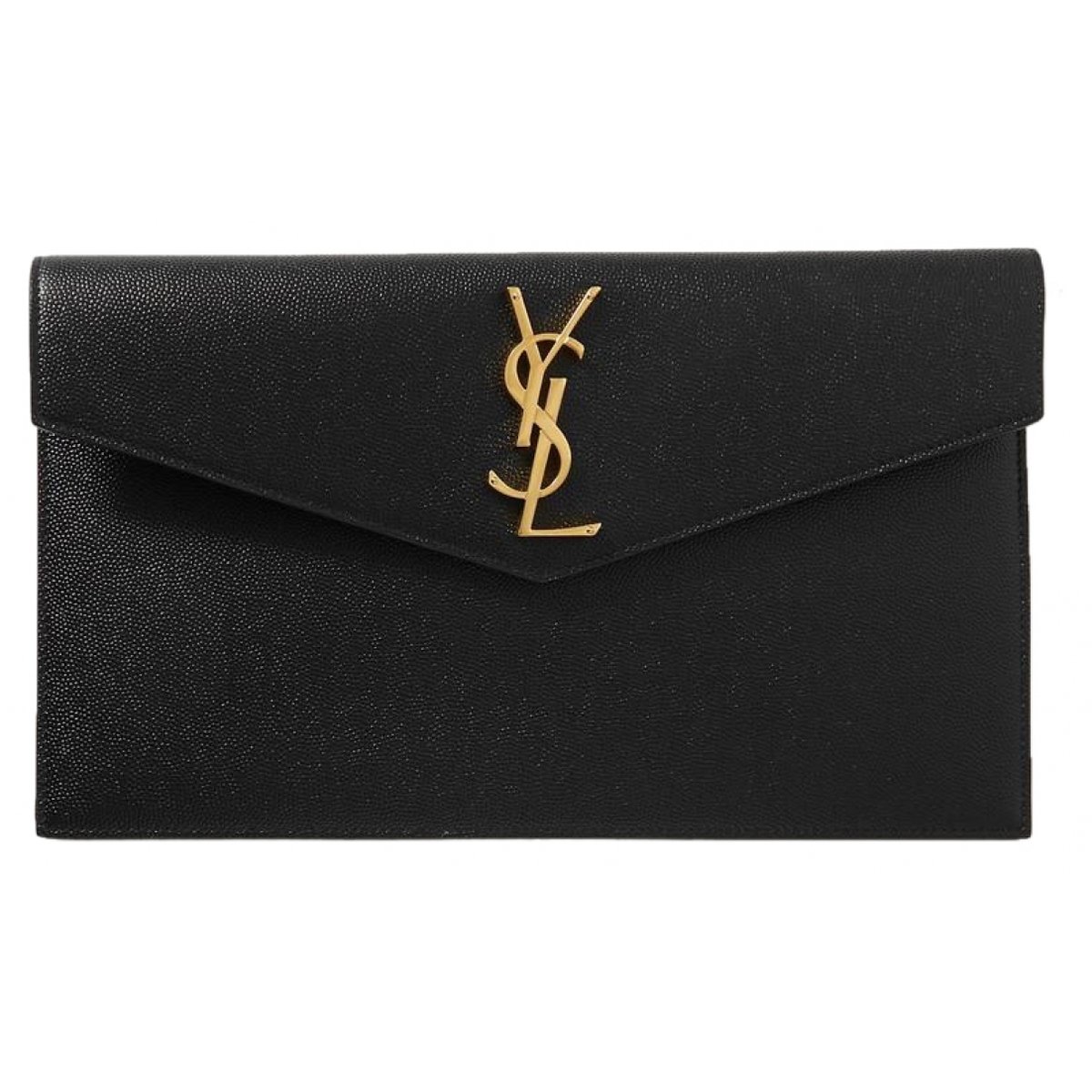Uptown leather clutch bag