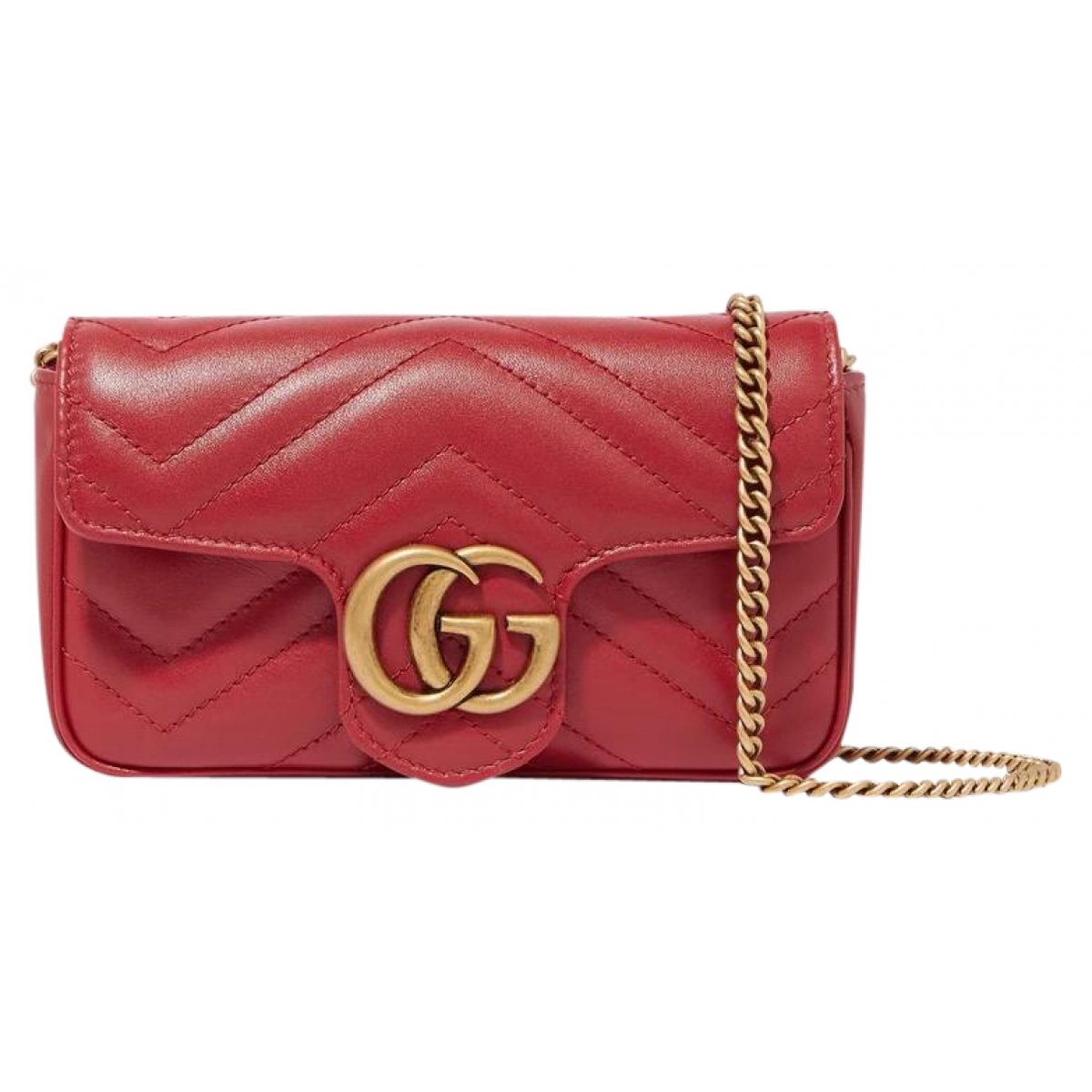 GG Marmont Triple zip leather crossbody bag