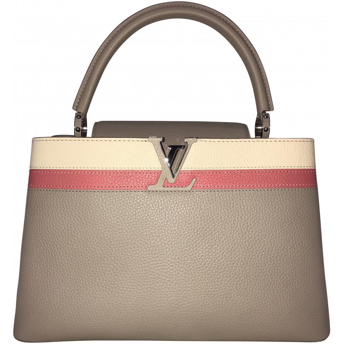 Capucines leather handbag