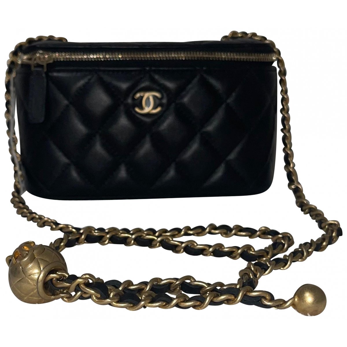 Wallet On Chain Boy leather crossbody bag