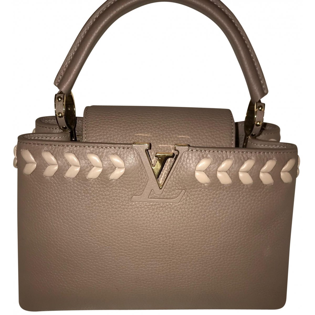 Capucines leather handbag