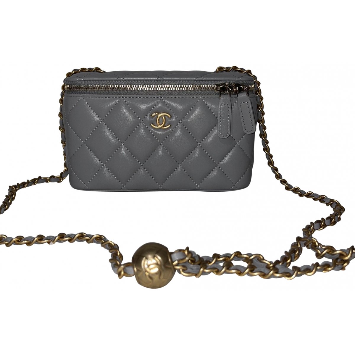 Trendy CC Vanity leather handbag