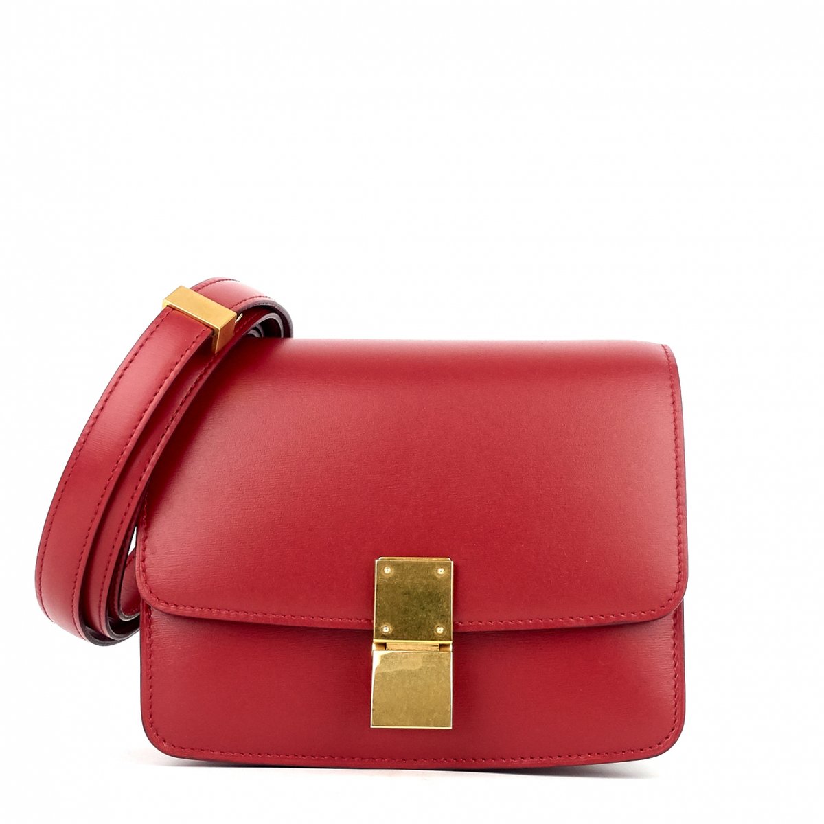 Classic leather crossbody bag