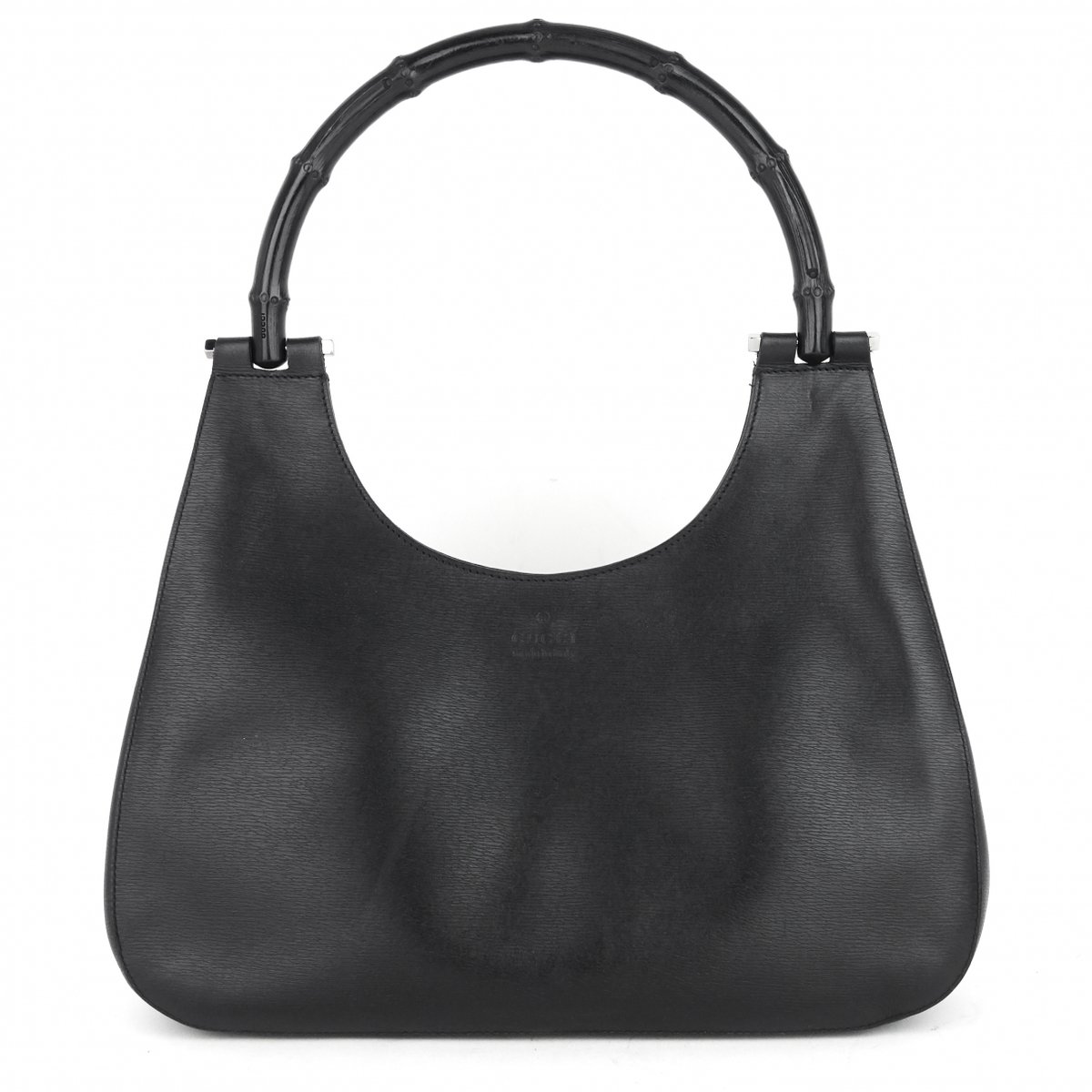Bamboo Top Handle leather handbag