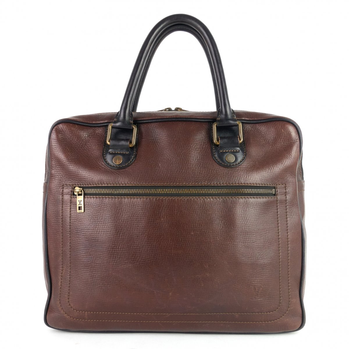 Porte Documents Voyage leather handbag