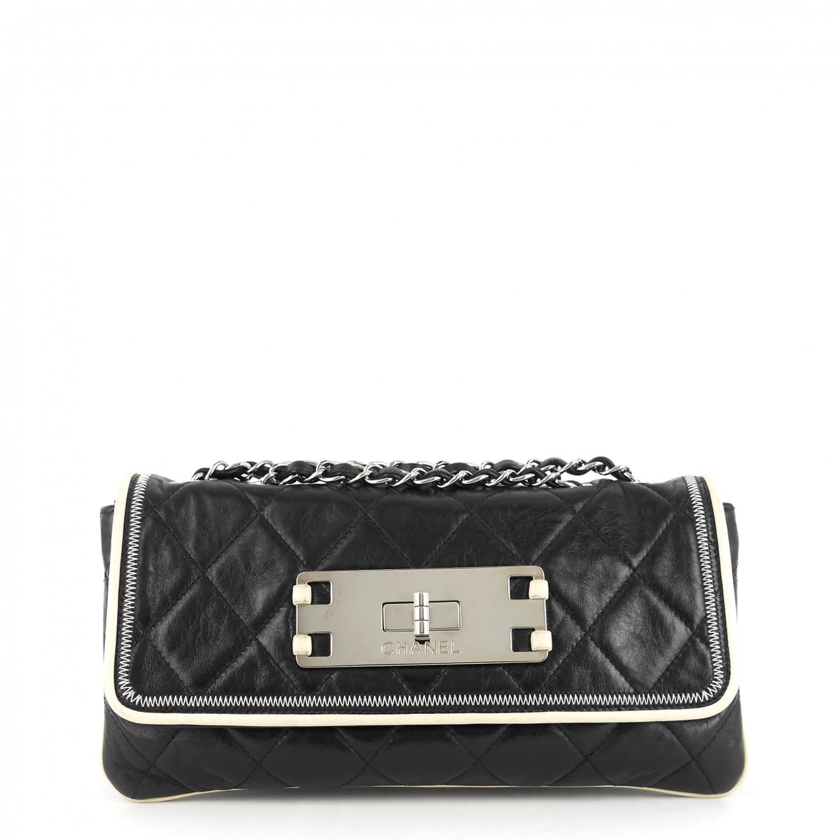 2.55 Long leather handbag