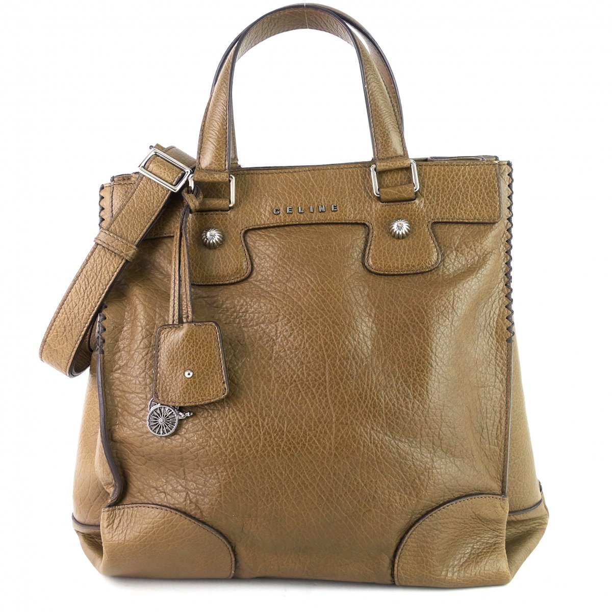 Cabas Phantom leather handbag