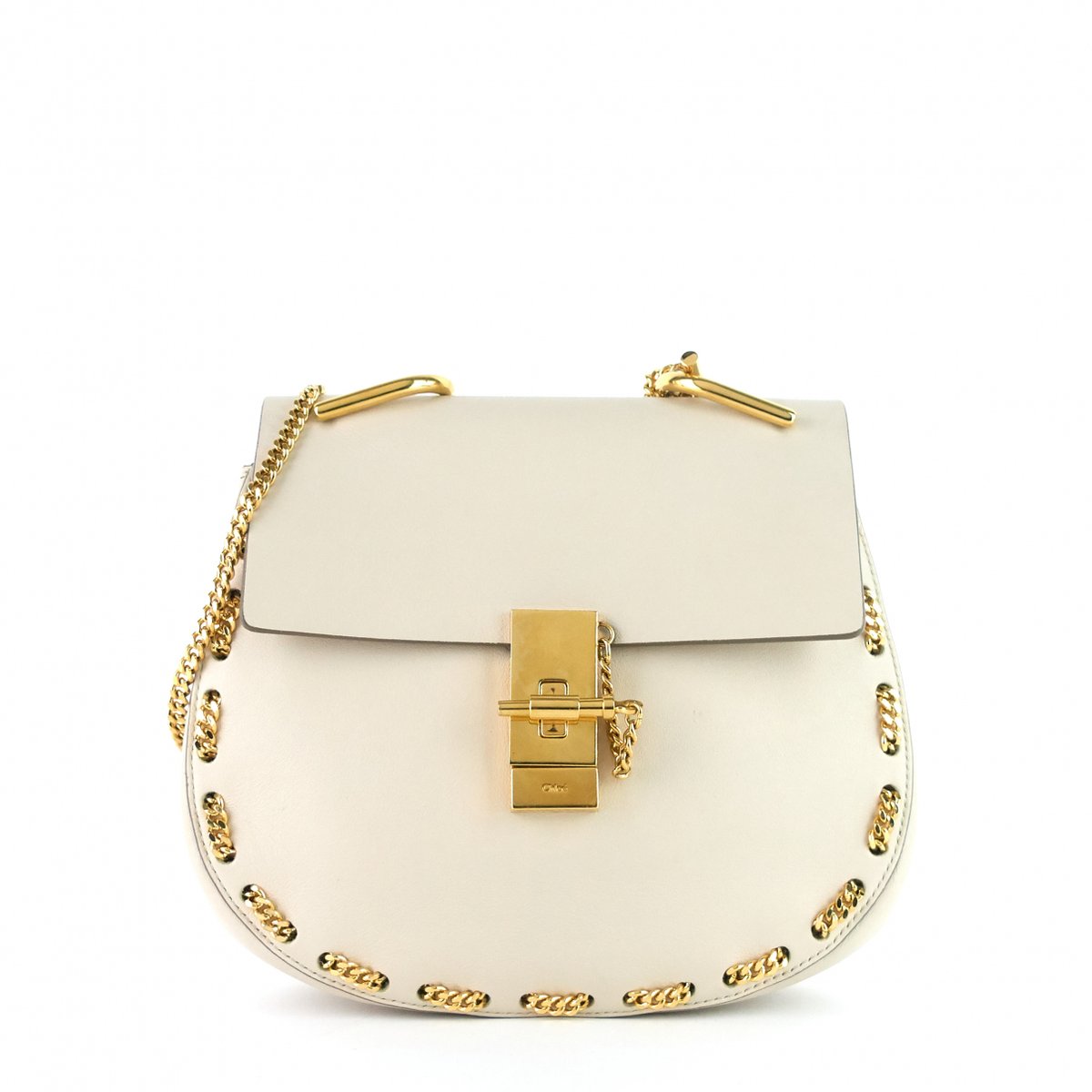Drew leather crossbody bag