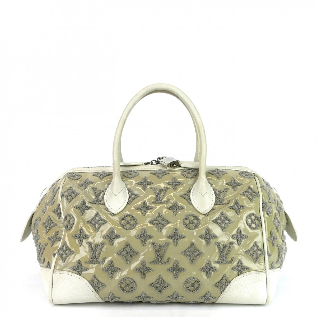 Croisette patent leather handbag