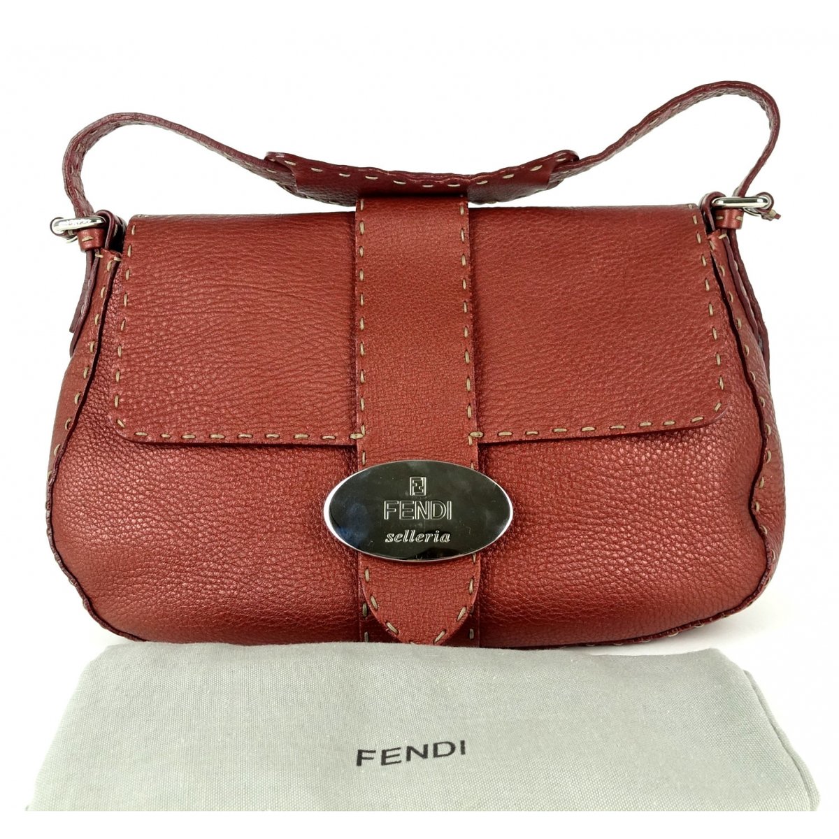 Peekaboo leather handbag