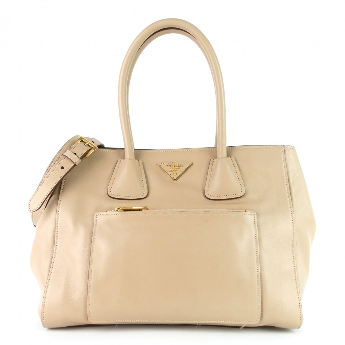 Bowling leather handbag